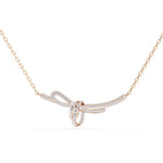 Pave Diamond Pendant Necklace
