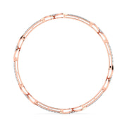 Filigree Lab Grown Diamond Bangle