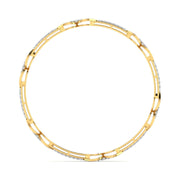 Filigree Lab Grown Diamond Bangle