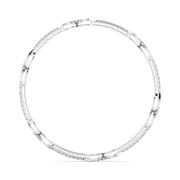 Filigree Lab Grown Diamond Bangle