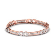 Filigree Lab Grown Diamond Bangle