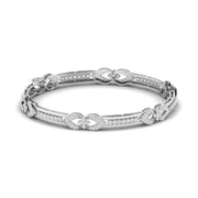 Filigree Lab Grown Diamond Bangle