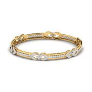 Filigree Lab Grown Diamond Bangle