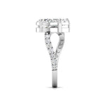Toi Et Moi (Pear & Emerald) Twist Diamond Ring