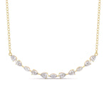 Pear & Marquise Diamonds Pendant