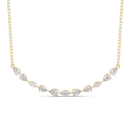 Pear & Marquise Diamonds Pendant