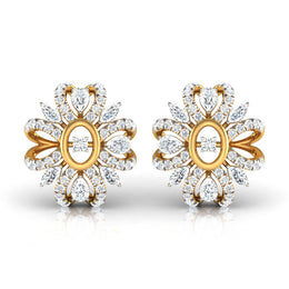 Statement Glam Diamond Earrings