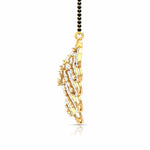 Pear & Round Cut Diamond Encrusted Floral Pendant