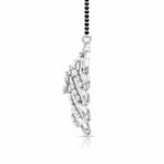 Pear & Round Cut Diamond Encrusted Floral Pendant