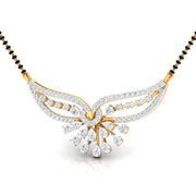Pear & Round Diamond Fluttering Mangalsutra