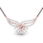 Pear & Round Diamond Fluttering Mangalsutra