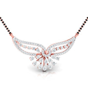 Pear & Round Diamond Fluttering Mangalsutra