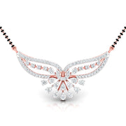 Pear & Round Diamond Fluttering Mangalsutra