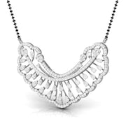 Pear & Round Diamond Sunburst Mangalsutra