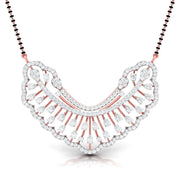 Pear & Round Diamond Sunburst Mangalsutra