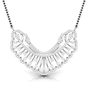 Pear & Round Diamond Sunburst Mangalsutra