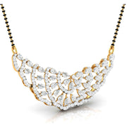 Pear & Round Diamond Tiered Mangalsutra