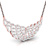 Pear & Round Diamond Tiered Mangalsutra