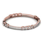 Intricate Diamond Pattern Bangle