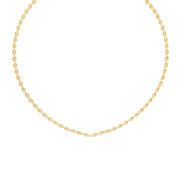 Pear-Shaped Diamond Tennis Necklace
