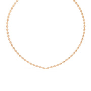 Pear-Shaped Diamond Tennis Necklace