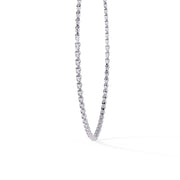 Pear-Shaped Diamond Tennis Necklace