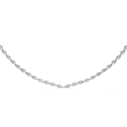 Pear-Shaped Diamond Tennis Necklace