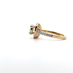 Halo Marquise Diamond Ring