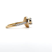 Halo Marquise Diamond Ring