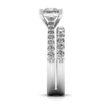 1 Carat Princess Solitaire Band Ring