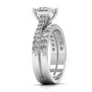 1 Carat Princess Solitaire Band Ring