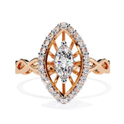 Marquise Gleam Lab Grown Diamond Ring