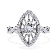 Marquise Gleam Lab Grown Diamond Ring
