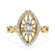 Marquise Gleam Lab Grown Diamond Ring
