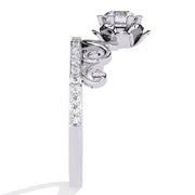 Crownstone Diamond Engagement Ring