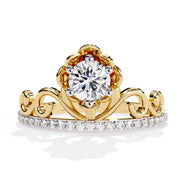 Crownstone Diamond Engagement Ring
