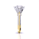 3 Carat Radiant Accents Diamond Ring