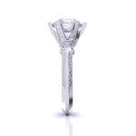 3 Carat Radiant Accents Diamond Ring