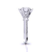 3 Carat Radiant Accents Diamond Ring