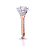 3 Carat Radiant Accents Diamond Ring