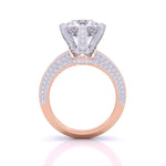 3 Carat Radiant Accents Diamond Ring