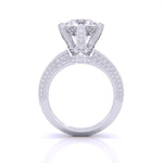3 Carat Radiant Accents Diamond Ring