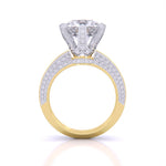 3 Carat Radiant Accents Diamond Ring