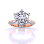 3 Carat Radiant Accents Diamond Ring
