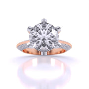 3 Carat Radiant Accents Diamond Ring