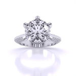 3 Carat Radiant Accents Diamond Ring