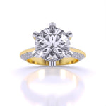 3 Carat Radiant Accents Diamond Ring
