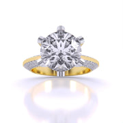 3 Carat Radiant Accents Diamond Ring