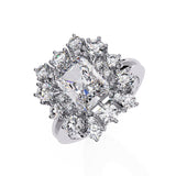 3 Carat Radiant Diamond Ring