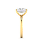 4 Carat Radiant Cut Diamond Solitaire Ring